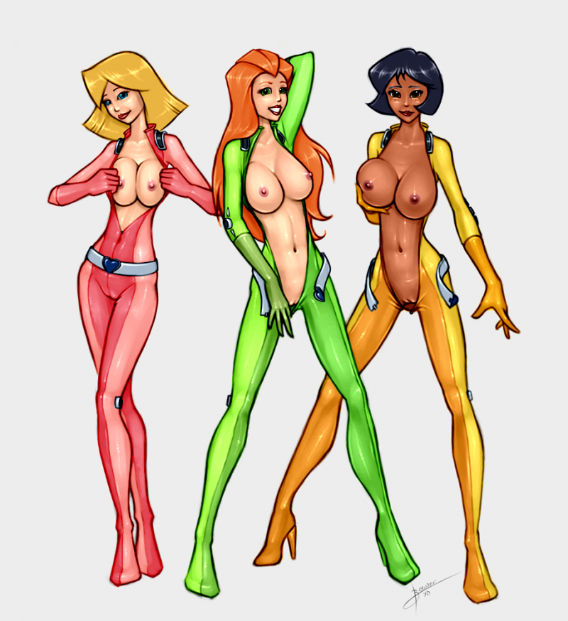 Busty totally spies girl shows tits â€“ Totally Spies Hentai